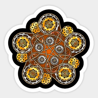 Steampunk Knot Sticker